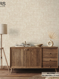 วอลเปเปอร์ลายปูนเปลือย สีน้ำตาล BEL-C43W
