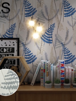 วอลเปเปอร์ลายใบไม้ DM-J76