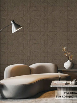 วอลเปเปอร์ลายไม้ประยุกต์ สีน้ำตาล PEA-C10W