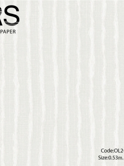 วอลเปเปอร์เทกเจอร์เส้นพื้นสีขาว OL2-B49