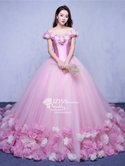 PW576- **พร้อมส่งค่ะ**ชุดคู่ถ่ายพรีเวดดิ้ง (prewedding dress) & ชุดแต่งงานแฟนซี (Fancy wedding dress)ชายหญิง "ธีมสีชมพู"