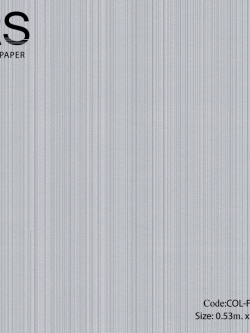 วอลเปเปอร์เทกเจอร์ลายเส้นพื้นสีเทา COL-F78