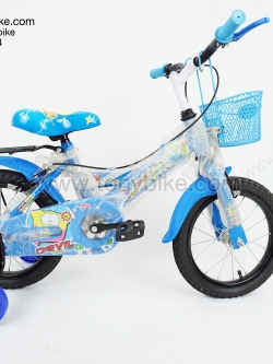 จักรยานเด็ก ล้อ 14 นิ้ว แฮนด์ตรง สีฟ้า