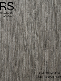 วอลเปเปอร์ลายเส้นพื้นสีกาแฟเข้มแกมดำ QP-MD47W
