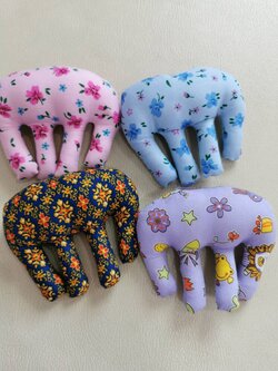 หมอนมือ หมอนแยกนิ้ว ป้องกันผู้ป่วยกำมือ เกร็งมือ Fingers Separation Pad Anti-bedsore Elder Bedridden Patients