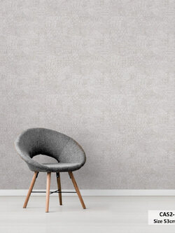 วอลเปเปอร์ลายผ้าพิมพ์ลายสีเทา CAS2-D50