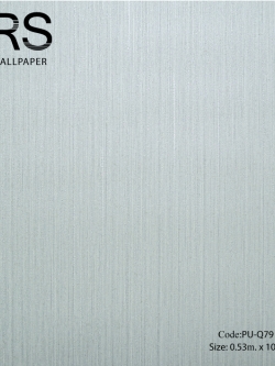 วอลเปเปอร์เทกเจอร์เส้นตรงเรียบหรูพื้นโทนสีฟ้าอ่อนมีกลิตเตอร์ PU-Q79