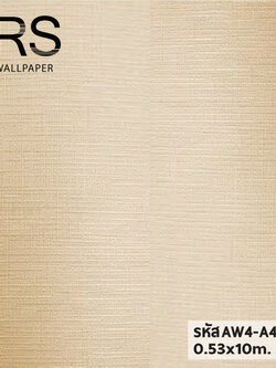 วอลเปเปอร์สีครีมทอง แท็กเจอร์ผ้า มีเหลือบๆเงา AW4-A46