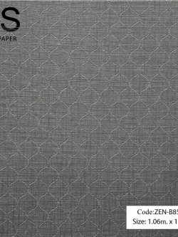 วอลเปเปอร์เทกเจอร์โมเดิร์นพื้นเรียบโทนสีดำเทา ZEN-B85W