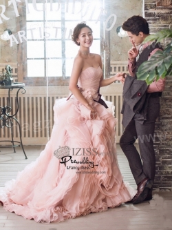 PW606- **พร้อมส่งชุดผู้หญิงค่ะ**ชุดถ่ายพรีเวดดิ้ง (prewedding dress) & ชุดแต่งงานแฟนซี (Fancy wedding dress)หญิง "ธีมสีโอโรส"