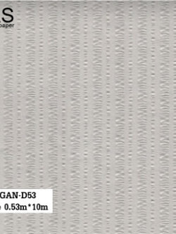 วอลเปเปอร์ ลายเส้นเล็กสลับเส้นใหญ่ สีเทา GAN-D53