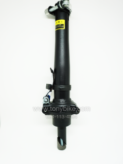 คอรถจักรยานพับ สีดำ