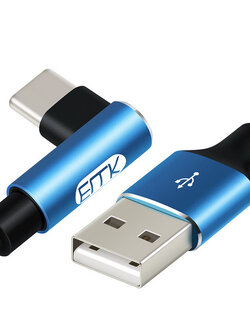 ขาย ERTK TypeC สายชาร์จ สายดาต้า สำหรับมือถือ TypeC รองรับไฟ 2A หัวงอ