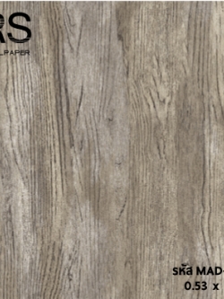วอลเปเปอร์ลายไม้ สีน้ำตาล (Loft Style) MAD-D25