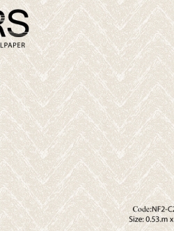 วอลเปเปอร์เทกเจอร์หยาบมีลายหยักสีขาวอมทองพื้นสีน้ำตาล NF2-C23