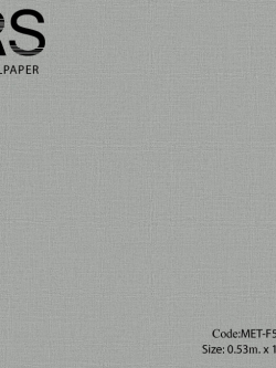 วอลเปเปอร์พื้นเรียบมีเทกเจอร์เป็นเส้นตารางเล็กโทนสีเทาเข้ม MET-F50