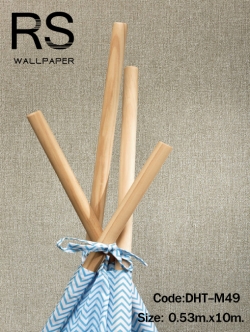 วอลเปเปอร์ ลายผ้า สีน้ำตาลเขียว DHT-M49