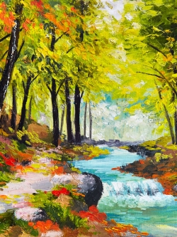 วอลเปเปอร์ ภาพสีน้ำมัน 005