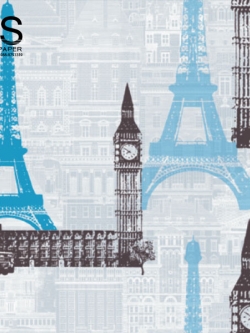 วอลเปเปอร์ ลายตึก SIL-S23