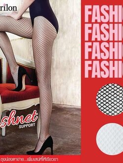 BLS✿H05 ถุงน่องตาข่ายเต็มตัวตาเล็ก เชอรีล่อน