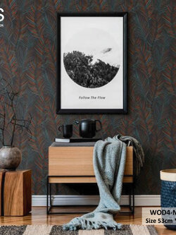 วอลเปเปอร์ลายใบไม้ WOD4-M37