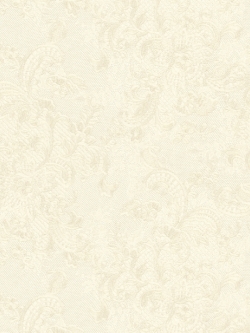 วอลเปเปอร์ลายดอกไม้หลุยส์โทนสีขาวมุกมีกลิตเตอร์สีเงิน BES3-B95W