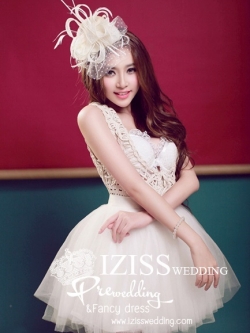 PW080 - **เลิกผลิตค่ะ** ชุดคู่ถ่ายพรีเวดดิ้ง (prewedding dress) & ชุดแต่งงานแฟนซี (Fancy wedding dress)ชายหญิง "ธีมสีขาวครีม