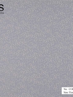 วอลเปเปอร์ พื้นสีเทา ลายในตัวสีม่วง No.COL-B09
