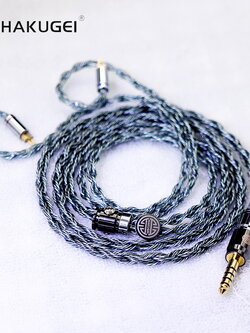 ขาย Hakugei Alfheim สายอัพเกรดหูฟัง 6N OCC Black Litz + ชุบเงิน 7N OCC Litz