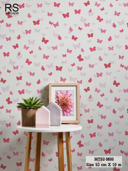 วอลเปเปอร์ห้องเด็ก ลายผีเสื้อ MTS2-M88