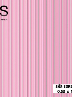 วอลเปเปอร์การ์ตูน ลายทาง สีชมพู ESK5-M89