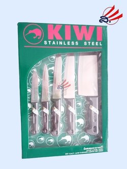 Kiwi มีดแสตนเลส กีวีชุด (ครบชุดทั้งมีดสับ มีดหั่น มีดปอก)