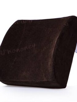 หมอนรองหลัง หมอนสุขภาพ หมอนเมมโมรี่โฟม 412A-DB สีน้ำตาลเข้ม