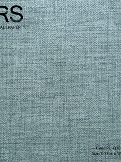 วอลเปเปอร์พื้นเรียบโทนสีน้ำเงินอมสีชาเขียวอ่อนมีกลิตเตอร์สีเงิน PU-Q30