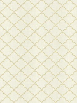 วอลเปเปอร์ลายคลาสสิคสีทองพื้นครีม VC-D90W