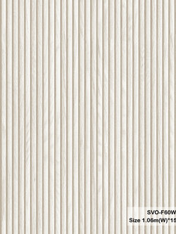 วอลเปเปอร์ลายไม้ระแนงเล็ก เซาะร่อง SVO-F60W
