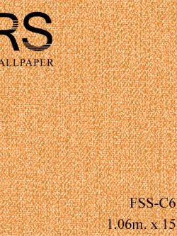 วอลเปเปอร์พื้นสีเหลืองส้ม FSS-C61W