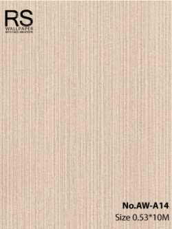 วอลเปเปอร์สีส้มอ่อน เทกเจอร์เส้น No.AW-A14