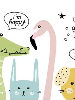 วอลเปเปอร์ห้องเด็ก ลายการ์ตูน (สั่งผลิต)