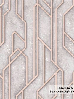 วอลเปเปอร์สไตล์โมเดิร์น สีน้ำตาล BESJ-B52W