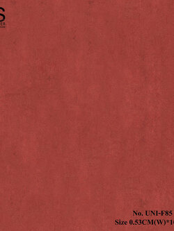 วอลเปเปอร์ติดผนัง ลายปูนเปลือย สีแดง No.UNI-F85