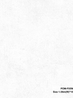 วอลเปเปอร์ลายปูนเปลือย สีขาว-เทาอ่อน POM-F05W