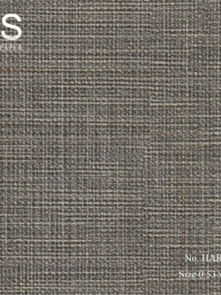 วอลเปเปอร์พื้นสีเทาเข้มลายผ้า HAR-D42