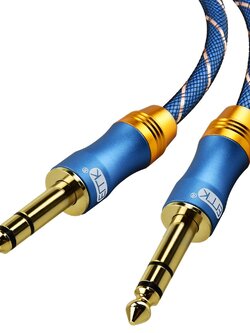 ขาย ERTK 6.35mm to 6.35mm สายเคเบิ้ล AUX สำหรับเครื่องเสียง กีต้าร์ Amplifier รถยนต์