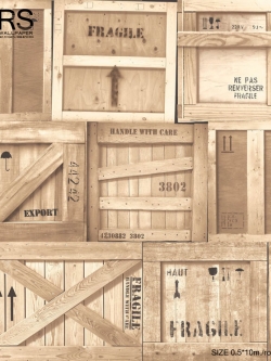 วอลเปเปอร์ ลายลังไม้ KA-D32