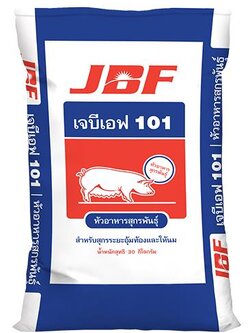 หัวอาหารสุกรพันธุ์ JBF 101 (อุ้มทองและเลี้ยงลูก) JBF101