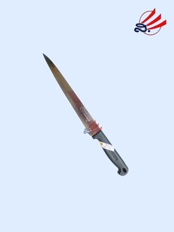 Kiwi Knife มีดKiwi มีดแล่เนื้อ มีดกรีดทุเรียน ปลายแหลมสแตนเลสกีวี 199 ด้ามดำ 9"