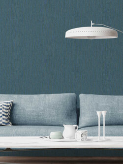 วอลเปเปอร์สีน้ำเงินอ่อนแทรกเส้นสีทอง GAL-B72W