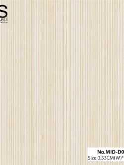 วอลเปเปอร์ ลายเส้นสีทองพื้นสีขาว NO.MID-D04