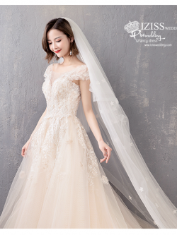 BR362 **พรีออเดอร์**ชุดแต่งงาน&ชุดเจ้าสาวแนวเรียบหรู สีขาวเกรดพรีเมี่ยม น่ารัก สวยโดดเด่นไม่ซ้ำใคร